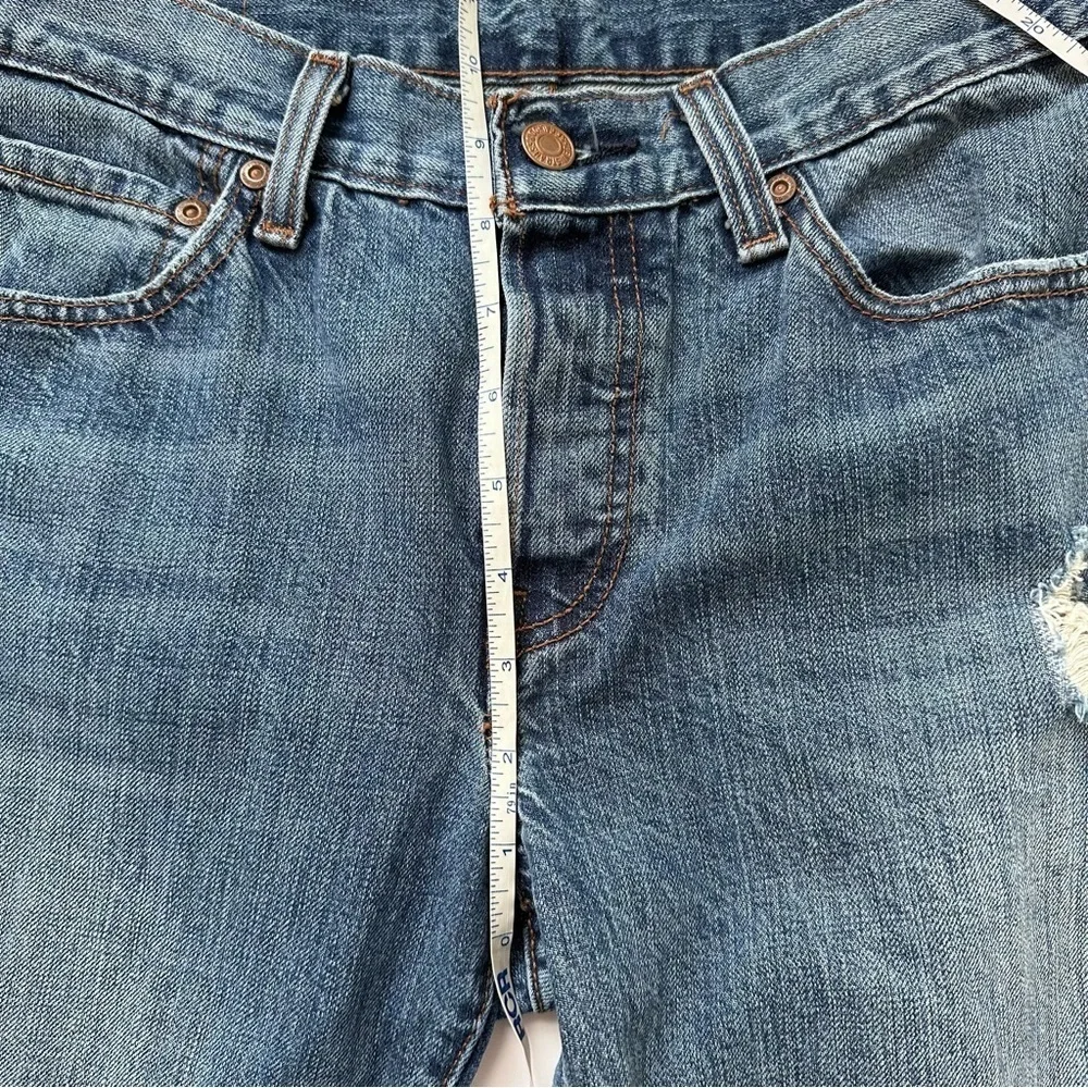 LEVI’S 501 Original Fit Women’s Jeans size 27 32 Salsa Middle - Dark Wash - Picture 12 of 16